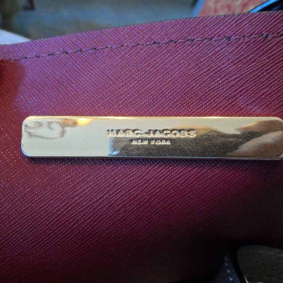 New Mark Jacobs Gray Pebbled Leather Shoulder Bag - Picture 12 of 16